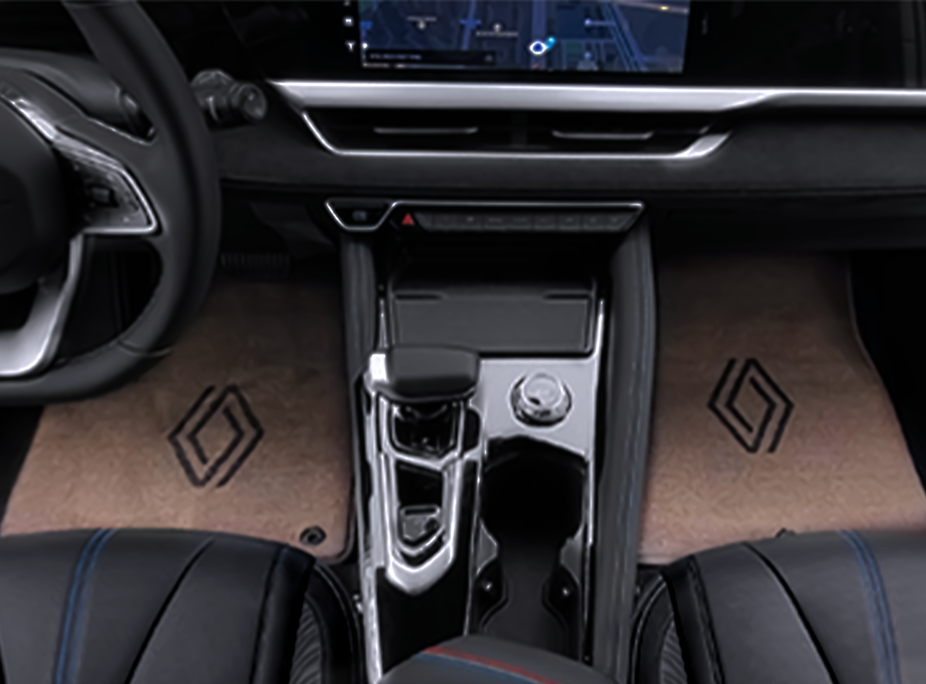 ★온라인전용★ 카펫 카매트 브라운 [그랑 콜레오스 GRAND KOLEOS]