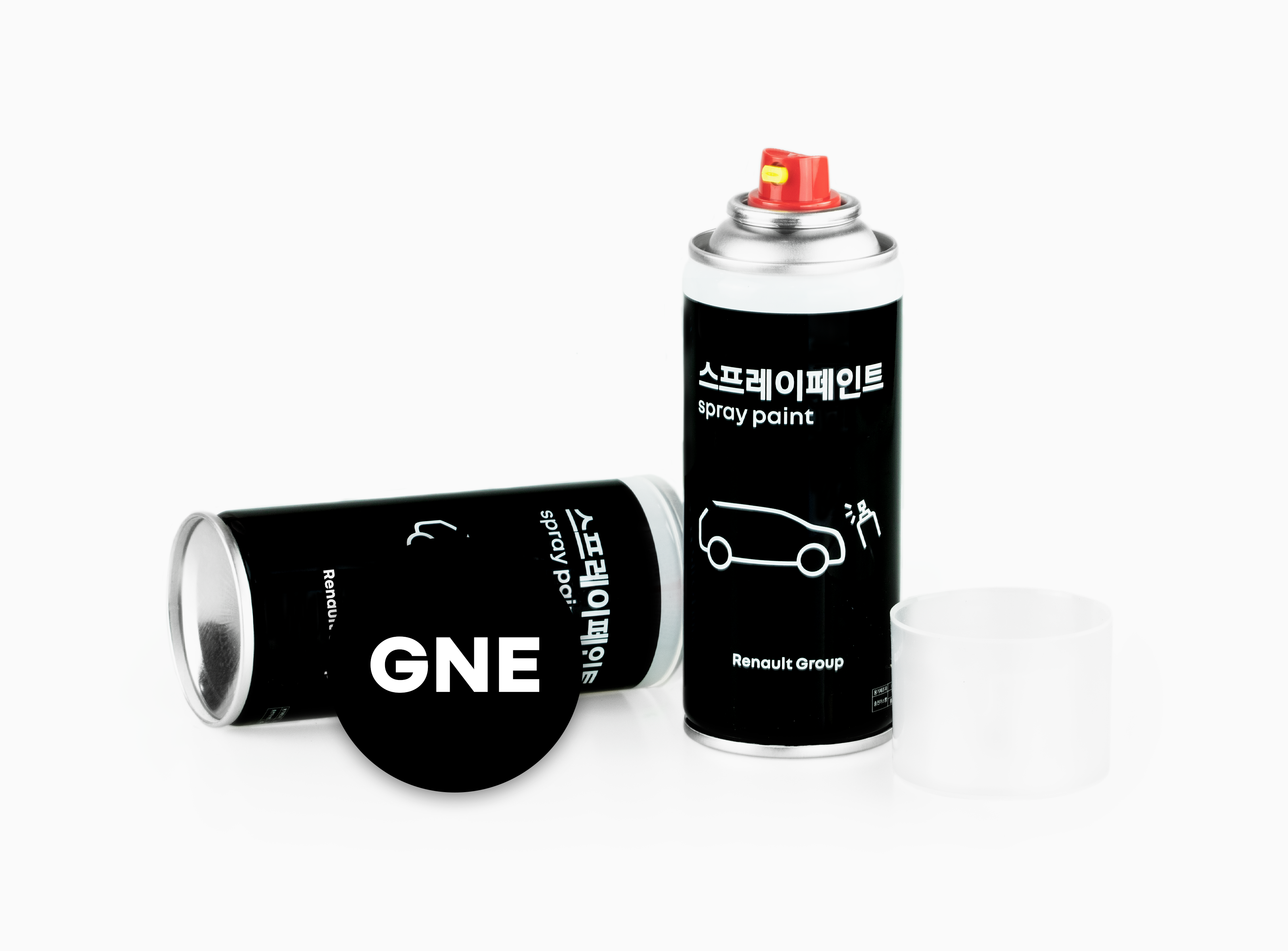 르노 스프레이 페인트 GNE (다이아몬드 블랙)