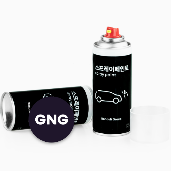 르노 스프레이 페인트 GNG (아메시스트 블랙)