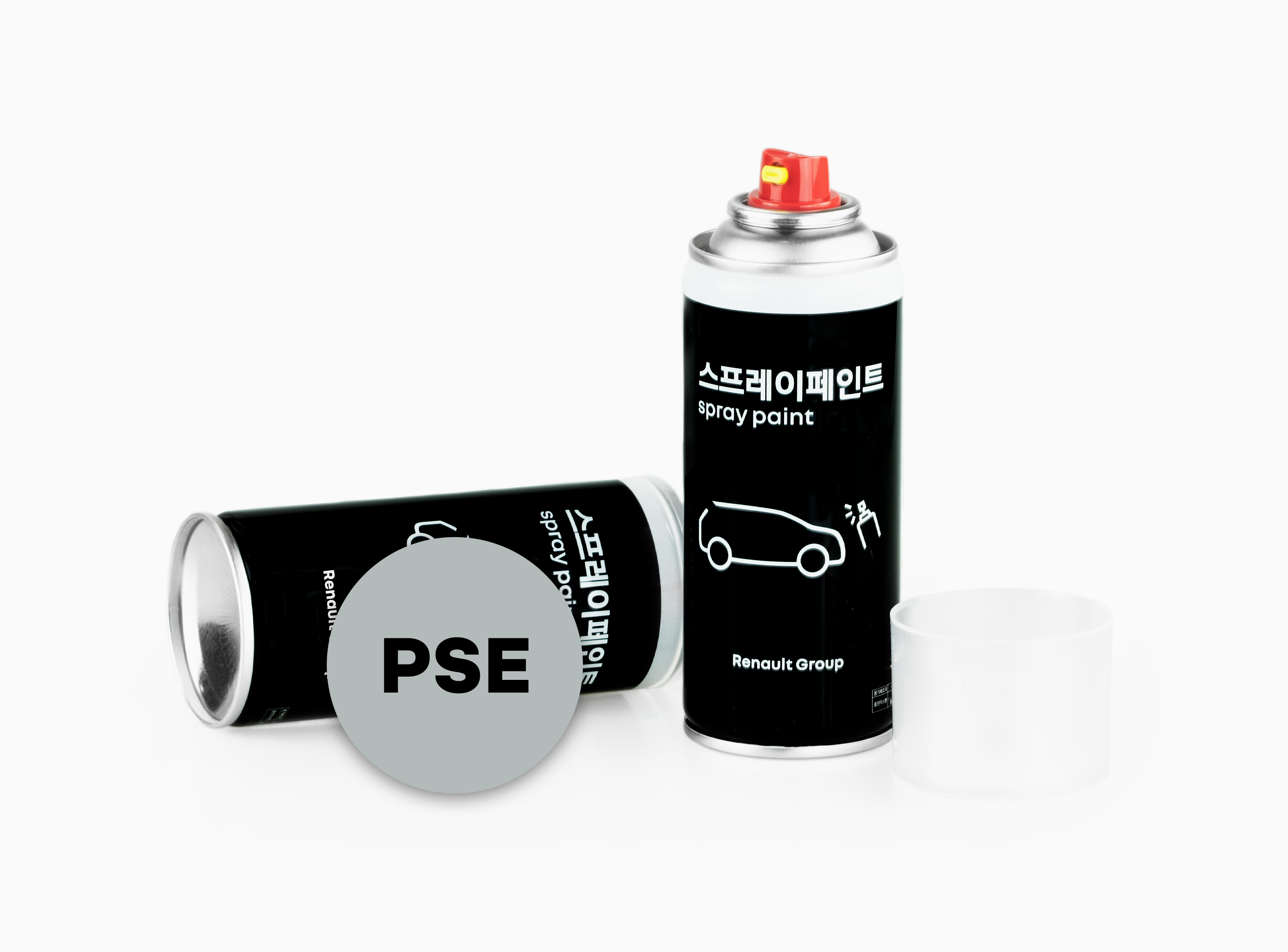 르노 스프레이 페인트 PSE (순은색)