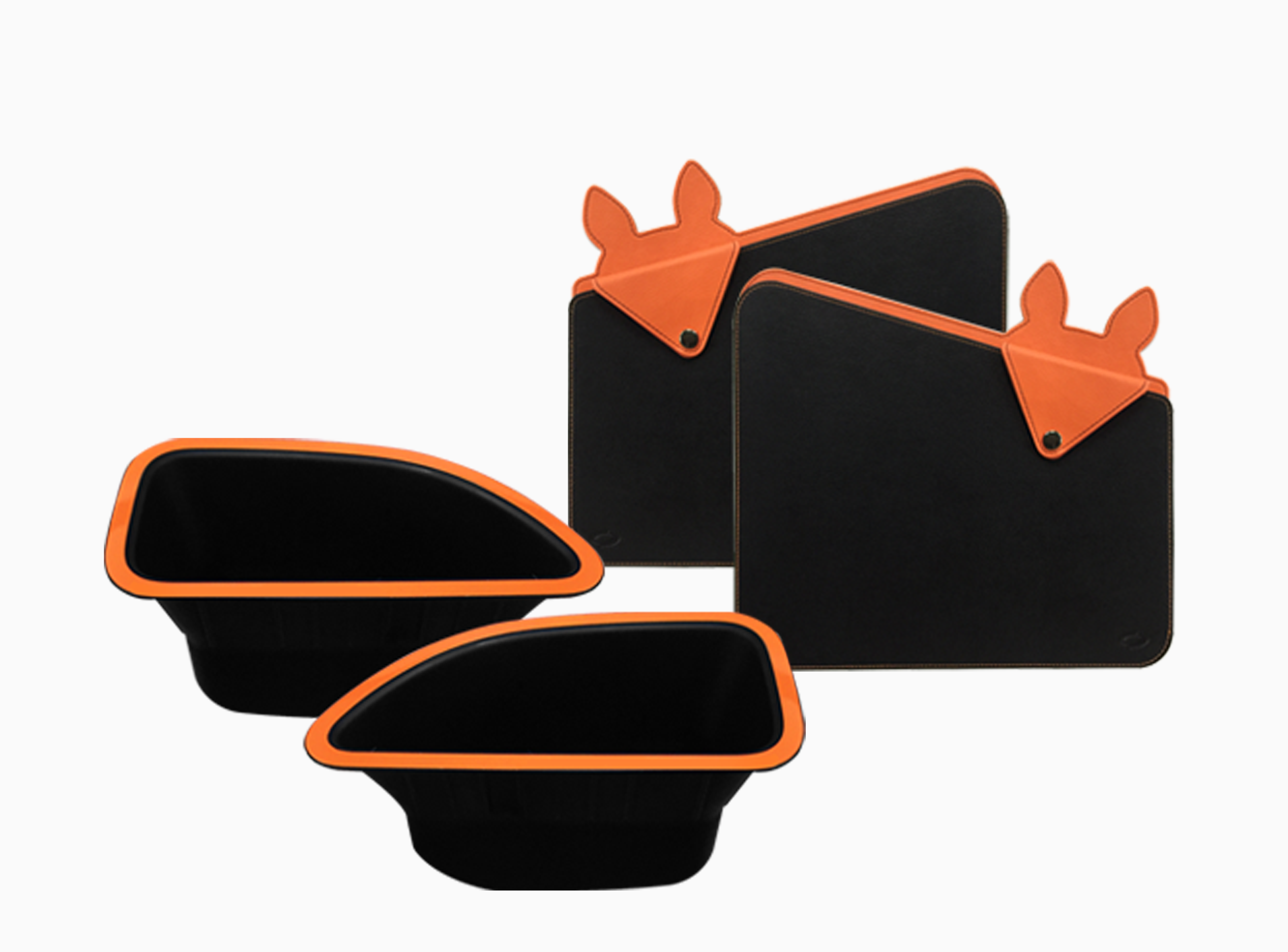 [QM3] 포켓 패키지 (도어포켓 오렌지 + 시트백 폭스)