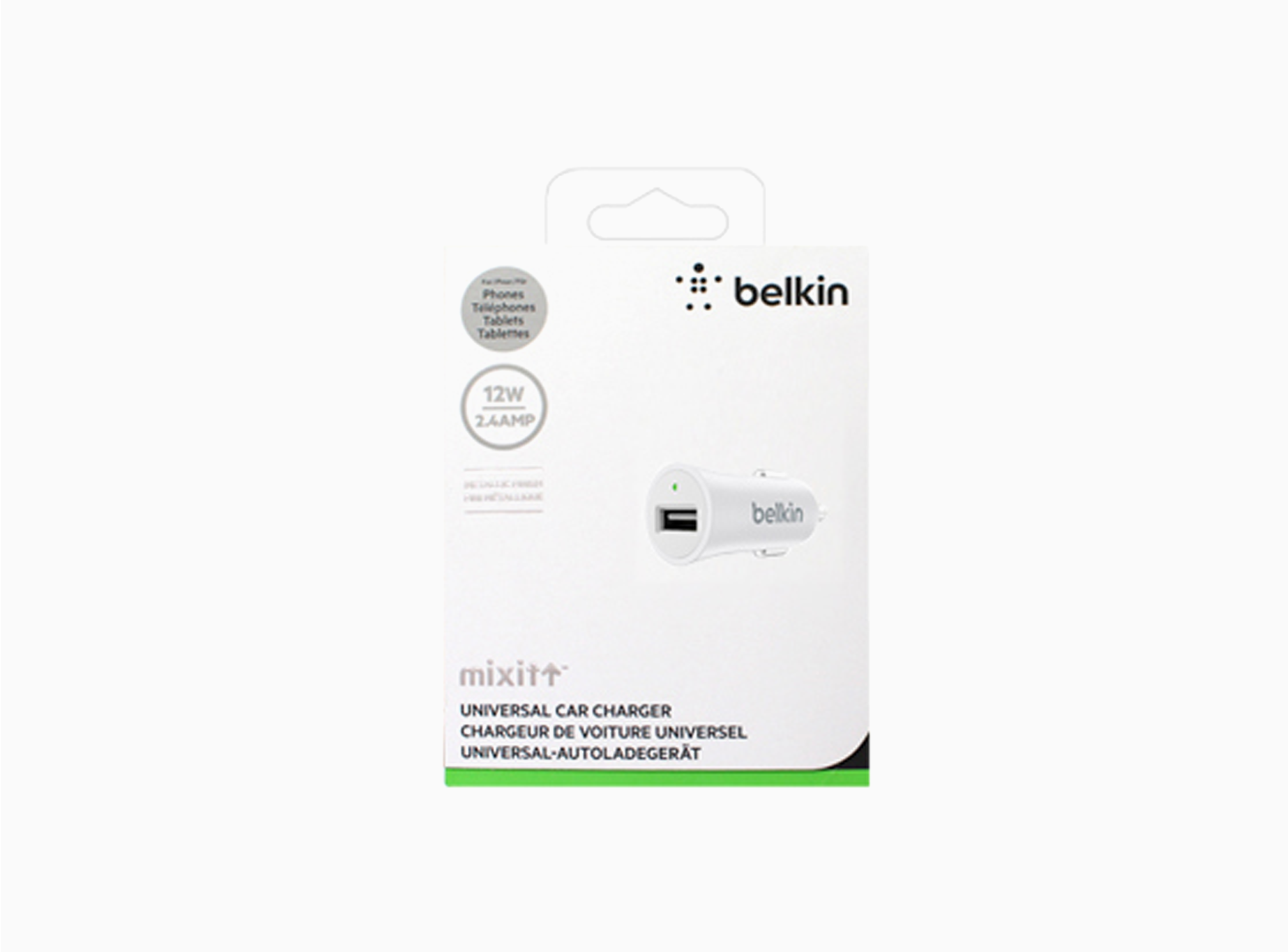 휴대폰 충전기 벨킨 화이트