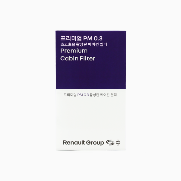 프리미엄 PM0.3 활성탄 에어컨 필터 [QM6, SM6]